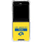 NFL Los Angeles Rams White Performance Series Galaxy Z Flip6 Clear Case